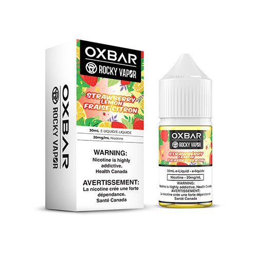 Rocky Vapor x Oxbar E-Liquids - Strawberry Lemon - Salt Nicotine Eliquid