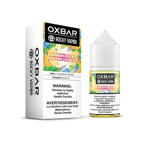 Rocky Vapor x Oxbar E-Liquids - Banana Ice - Salt Nicotine Eliquid