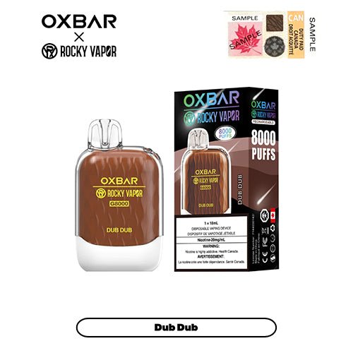 OXBAR x Rocky Vapor G8000 Rechargeable Disposable Vape - Disposables