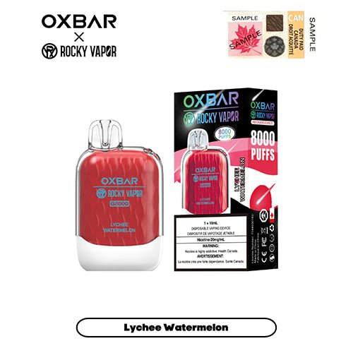 OXBAR x Rocky Vapor G8000 Rechargeable Disposable Vape - Disposables