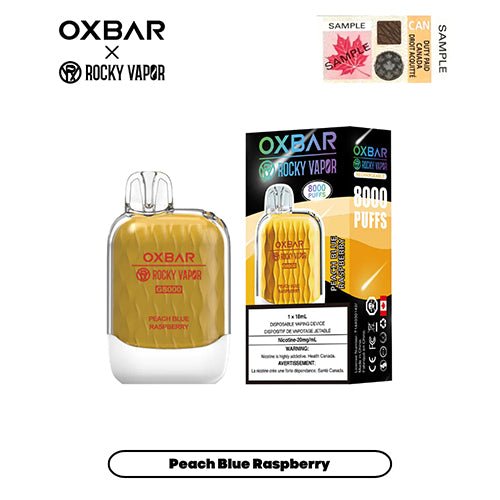OXBAR x Rocky Vapor G8000 Rechargeable Disposable Vape - Disposables