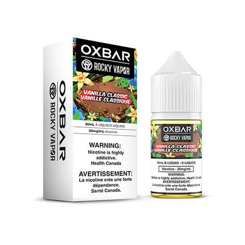 Rocky Vapor x Oxbar E-Liquids - Vanilla Classic - Salt Nicotine Eliquid - Canada