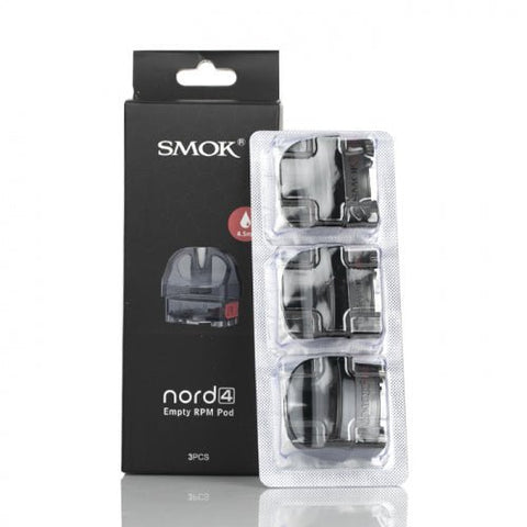 SMOK NORD 4 Empty Replacement Pods - Replacement Pods - QCV