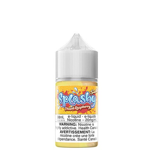 Splashy Peach Raspberry Salt Nic Vape Juice 30mL – Queen City Vapes