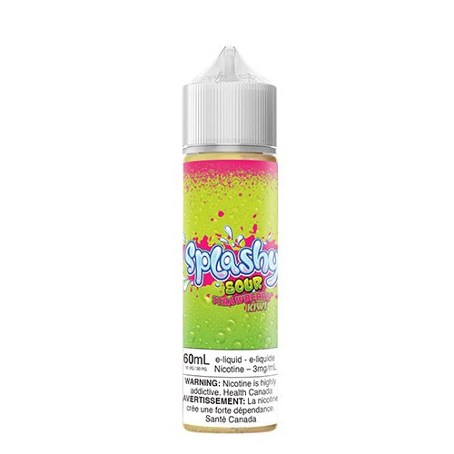Splashy Strawberry Kiwi Sour Vape Juice 60mL Queen City Vapes Splashy Strawberry Kiwi Sour Vape Juice 60mL Queen City Vapes