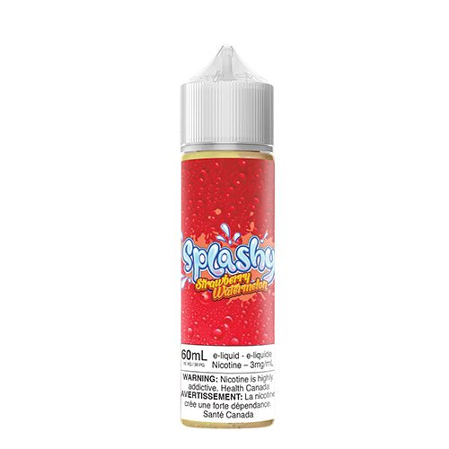 Splashy Strawberry Watermelon Vape Juice 60mL Queen City Vapes Splashy Strawberry Watermelon Vape Juice 60mL Queen City Vapes