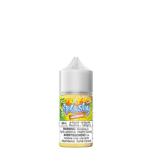 Splashy Tropical Just Bananas Salt Nic Vape Juice 30mL  Queen City Vapes