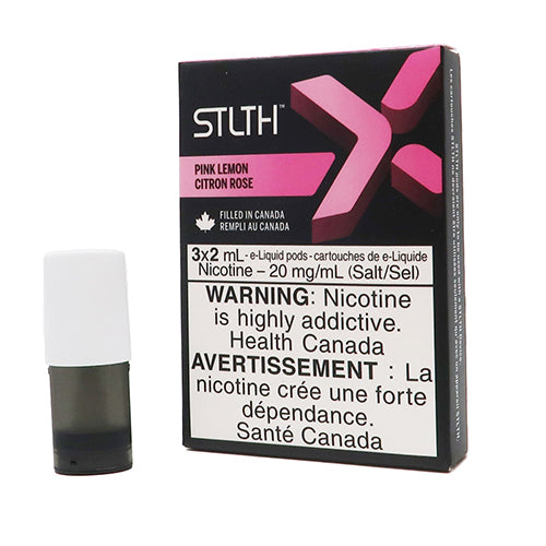STLTH X Vape Pods - Pink Lemon - Closed Pod Eliquid - QCV