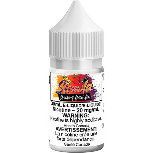 Strawla Strawberry Apricot Acai Salt Nic Vape Juice 30mL 60mL 100mL Queen City Vapes Strawla Strawberry Apricot Acai Salt Nic Vape Juice 30mL 60mL 100mL Queen City Vapes