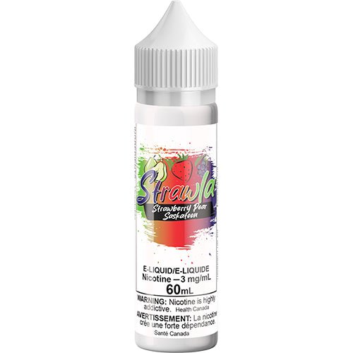 Strawla Fraise Poire Saskatoon Vape Juice 60mL 100mL Queen City Vapes Strawla Fraise Poire Saskatoon Vape Juice 60mL 100mL Queen City Vapes