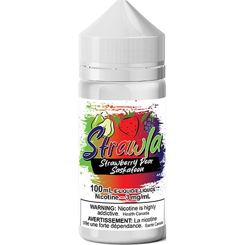 Strawla Fraise Poire Saskatoon Vape Juice 60mL 100mL  Queen City Vapes