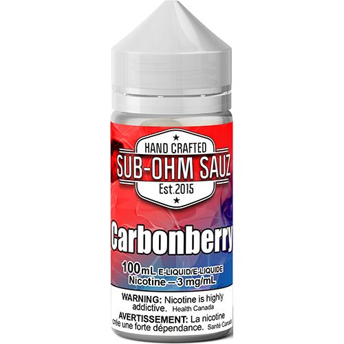 Sub-Ohm Sauz - Carbonberry - Eliquid - Queen City Vapes