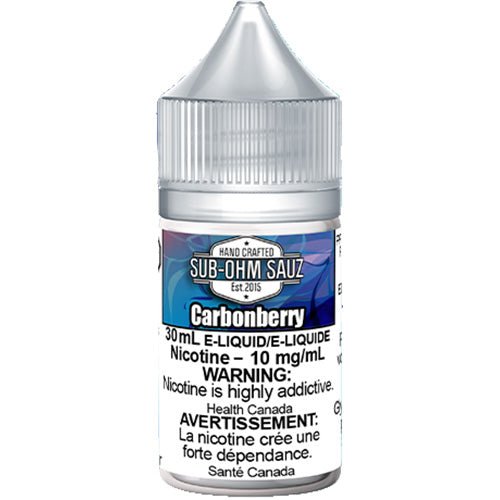 Sub-Ohm Sauz - Carbonberry SALT - Salt Nicotine Eliquid - QCV