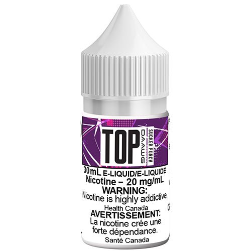 Top Daawg Sucker Punch Salt Nic Vape Juice 30mL 60mL Queen City Vapes Top Daawg Sucker Punch Salt Nic Vape Juice 30mL 60mL Queen City Vapes