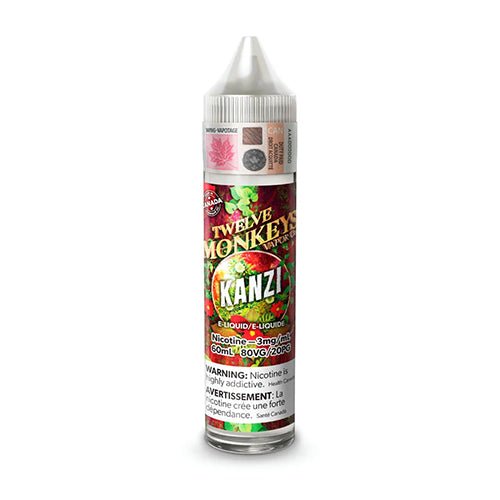 Twelve Monkeys Vapor Co. Kanzi Vape Juice 60mL Queen City Vapes Twelve Monkeys Vapor Co. Kanzi Vape Juice 60mL Queen City Vapes