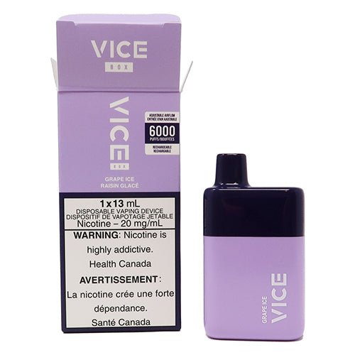 VICE Box 6000 Puff Rechargeable Disposable Vape - Disposable Pod - QCV