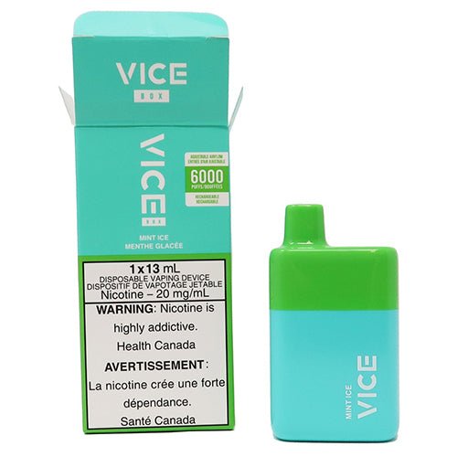 VICE Box 6000 Puff Rechargeable Disposable Vape - Disposables