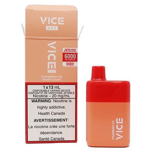 VICE Box 6000 Puff Rechargeable Disposable Vape - Disposable Pod - QCV