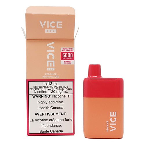 VICE Box 6000 Puff Rechargeable Disposable Vape - Disposable Pod - QCV