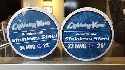 Fil d'acier inoxydable WIREOPTIM 316L | Fil chauffant Queen City Vapes Fil d'acier inoxydable WIREOPTIM 316L | Fil chauffant Queen City Vapes