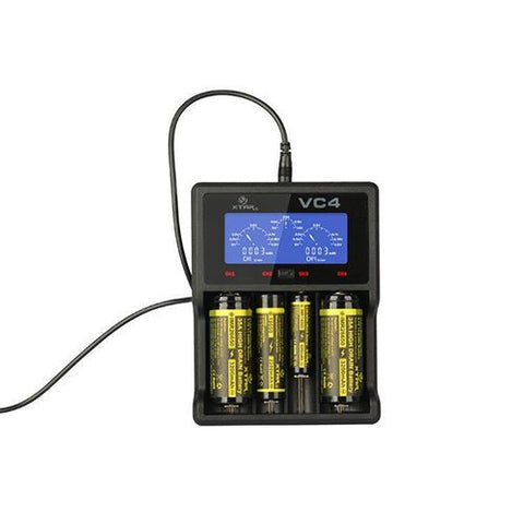 XTAR VC4 4-Bay Battery Charger - Battery Charger - QCV