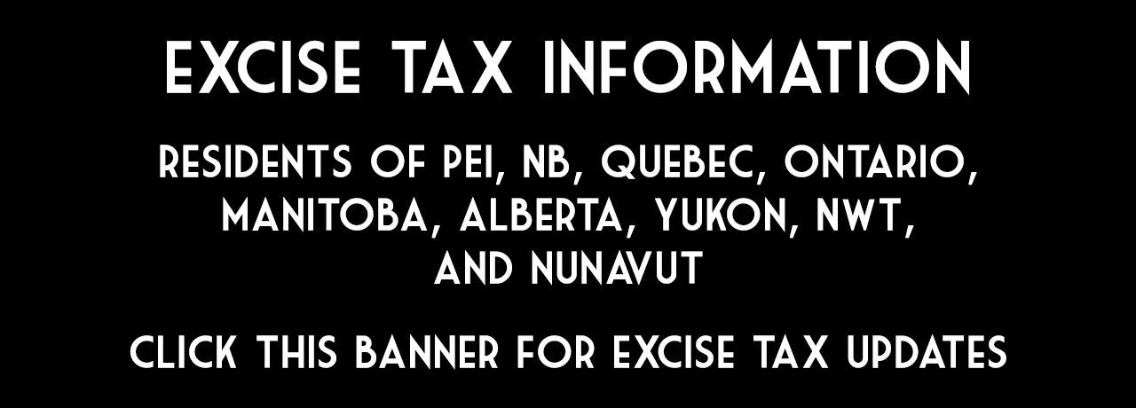 Federal and Provincial Excise Tax Rates